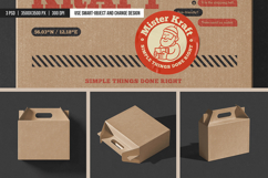Kraft Gable Box Mockup Product Image 5