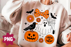 Funny Trick or Treat Ghost | Halloween Png Product Image 2