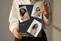Editable Canva Photo Collage Template | Dark Moody Printable Product Image 5
