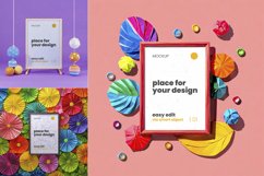 Creative Colorful Frame Poster Mockups Product Image 5