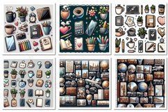 MidJourney Prompts for Planner Sticker Graphics - ChatGPT Ai Product Image 5