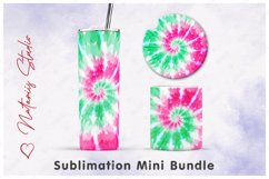 TIE DYE Mini Bundle - Sublimation - Tumbler, Mug, Coaster Product Image 1