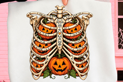 Halloween Skeleton Pumpkin PNG Product Image 1