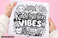 Kindergarten Vibes School SVG Product Image 1