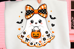 Kawaii Halloween Ghost PNG Product Image 1