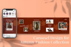 Autumn Fashion Collection Instagram Carousel &amp; Canva Templat Product Image 5