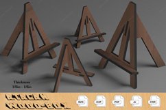 Wood Easel Stands / Frame Display Holders / Wooden Laser Cut Product Image 5