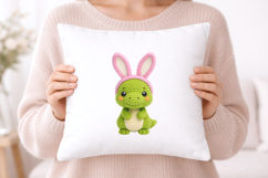 Easter Dino Crochet PNG Clipart Product Image 5