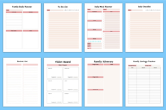 2025-26 Family Planner Canva Product Image 5