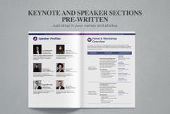 Canva Business Conference Program Book Template Product Image 5