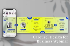 Business Webinar Instagram Carousel &amp; Canva Template Product Image 5
