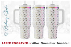 Christmas Light Garland Pattern - 40oz Tumbler Engraving Product Image 2