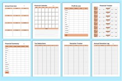 2025 Budget Planner Bundle Canva Product Image 5