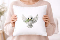 Knitted Dove of Peace 3D PNG Product Image 5