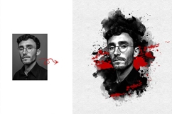 Creative Ink Portrait Artwork Template Product Image 6