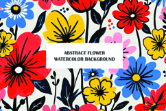 Vintage Blue Gold Floral Edge Background Product Image 1