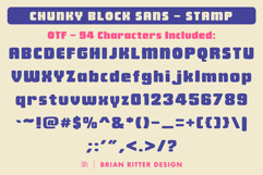 Chunky Block Sans Font Product Image 6