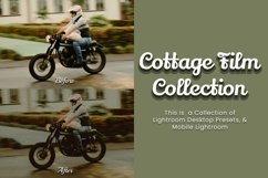 Cottage Film Lightroom preset: 12 XMP Desktop and 12 DNG Mobile Presets for film-inspired looks. Vintage tones, Kodak Portra, retro, grain, warm hues, and 35mm FILM. Perfect for selfies, portraits, fashion, lifestyle, travel, and family photos.