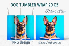 Dog tumbler wrap | Tumbler sublimation| 20oz tumbler bundles Product Image 6