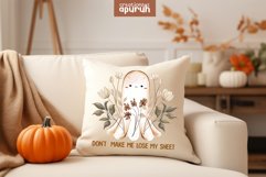 Cute Ghost Floral Pun Funny Quotes Sublimation 05 Product Image 1