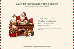 Santa Mail Christmas Fussy Cut Stickers Product Image 4