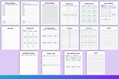 2024 Health & Fitness Planner Canva Product Image 5