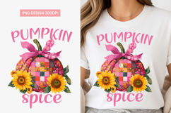 Fall pumpkin watercolor clipart sublimation png Product Image 1