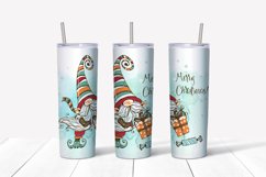 Christmas Gnomes 3 tumbler sublimation design 20 oz skinny Product Image 3