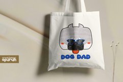 Cute Dog Lover Quotes Sublimation Tee Design 05 Product Image 3