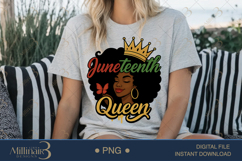Juneteenth Queen PNG Empowering PNG Powerful Clipart for Shi Product Image 5