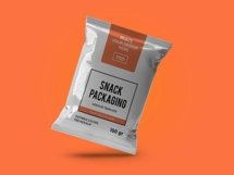 Snack Pouch Packaging 3D Mockup Template Bundle Product Image 7
