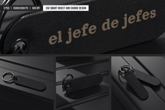 Leather Keychain Tag Mockup Product Image 5