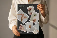 Asymmetrical Tilted Portfolio Stacked Photo Collage Product Image 5