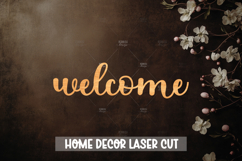 Welcome laser cut - Wooden Nursery Decor Laser Product Image 1