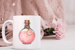 Watercolor Love Potion Bottles Clipart Product Image 5