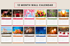 2026 Full Year Wall Calendar Canva Templates Product Image 4