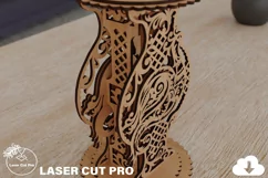 3D Decorative Wooden Pots Vase Flower Vase New Home Gift Product Image 5