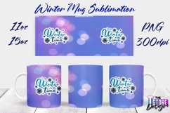 Winter Mug Sublimation | Winter 11 oz |15 oz Mug Sublimation Product Image 16