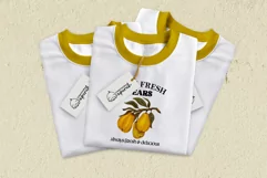 Farm Fresh Market's Vintage Fruit Tee Sublimation Design 05 Product Image 3