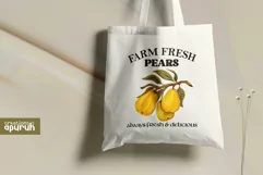 Farm Fresh Market's Vintage Fruit Tee Sublimation Design 05 Product Image 4