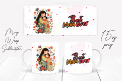 Happy Mother's Day Mug Wrap Sublimation Design Product Image 1