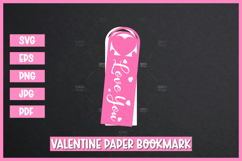 7 Valentine Bookmarks Paper cut SVG Product Image 6