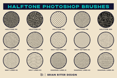 Halftone Photoshop Brushes Product Image 6