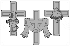 Cross with Christian Symbolism Product Image 5