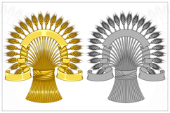 Greek Amphora with Sheaf of Wheat Product Image 5