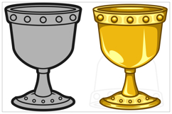Illustrations of classic trophy cups Product Image 5