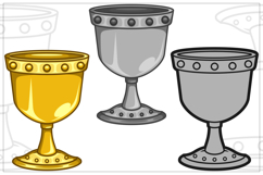 Sacred chalice with ribbon and host Product Image 5