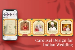 Indian Wedding Instagram Carousel &amp; Canva Template Product Image 5