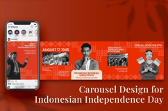 Indonesian Independence Day Instagram Carousel &amp; Canva Product Image 5