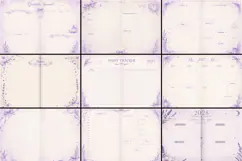 2027 Lavender Planner Journal Kit|Junk Journal Product Image 6